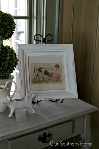 Thrift store frame becomes Farmhouse Art Makeover with
