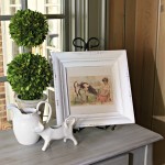 Thrift store frame becomes Farmhouse Art Makeover with little effort!