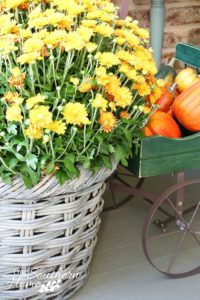 DIY weathered farmhouse basket makeover with a thrift store find with this month's Thrift Store Decor Makeover by Our Southern Home