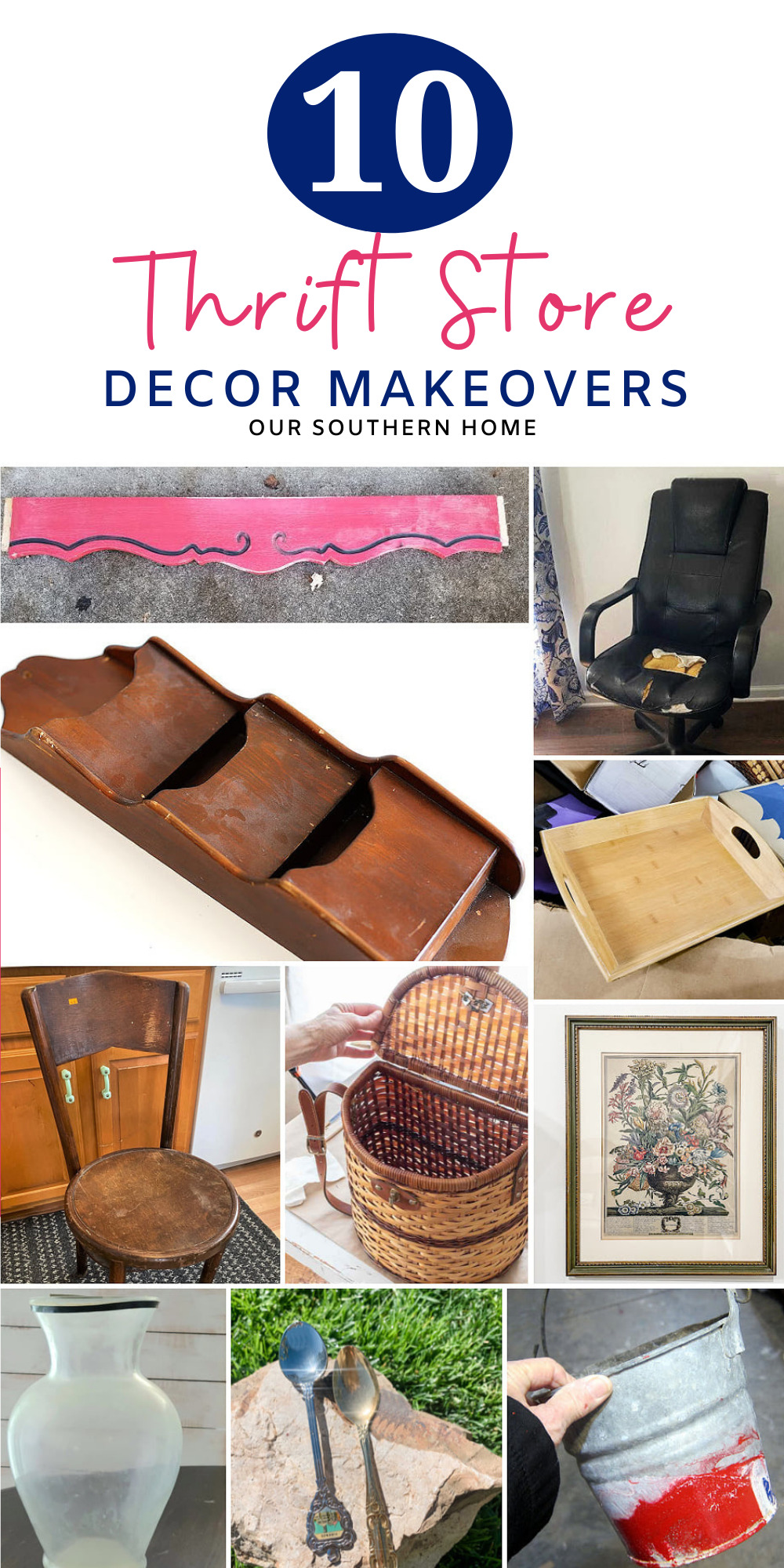 thrift store makeover