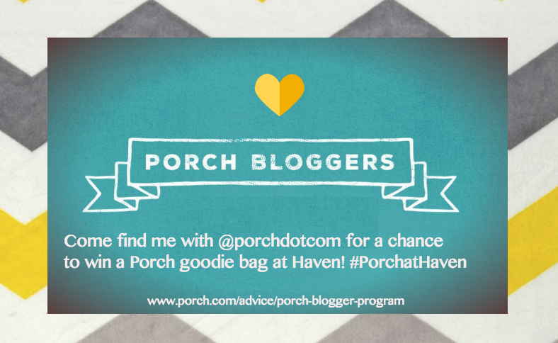 Christy from Our Southern Home will be the Porch Ambassador for the Haven blogging conference in Atlanta 2015!