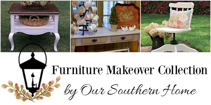 Furniture makeover collection by our southern home with DIY tutorials. It's easier than you think!