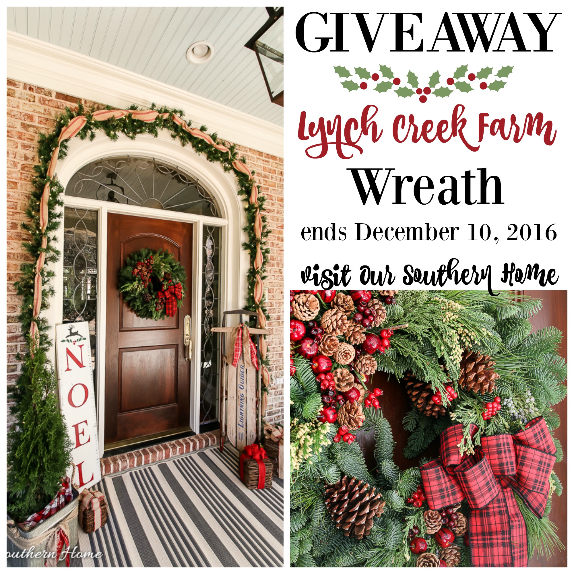 Christmas Wreath GIVEAWAY