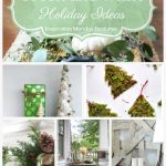 Green and White Holiday Ideas are the features from the weekly link party, Inspiration Monday!