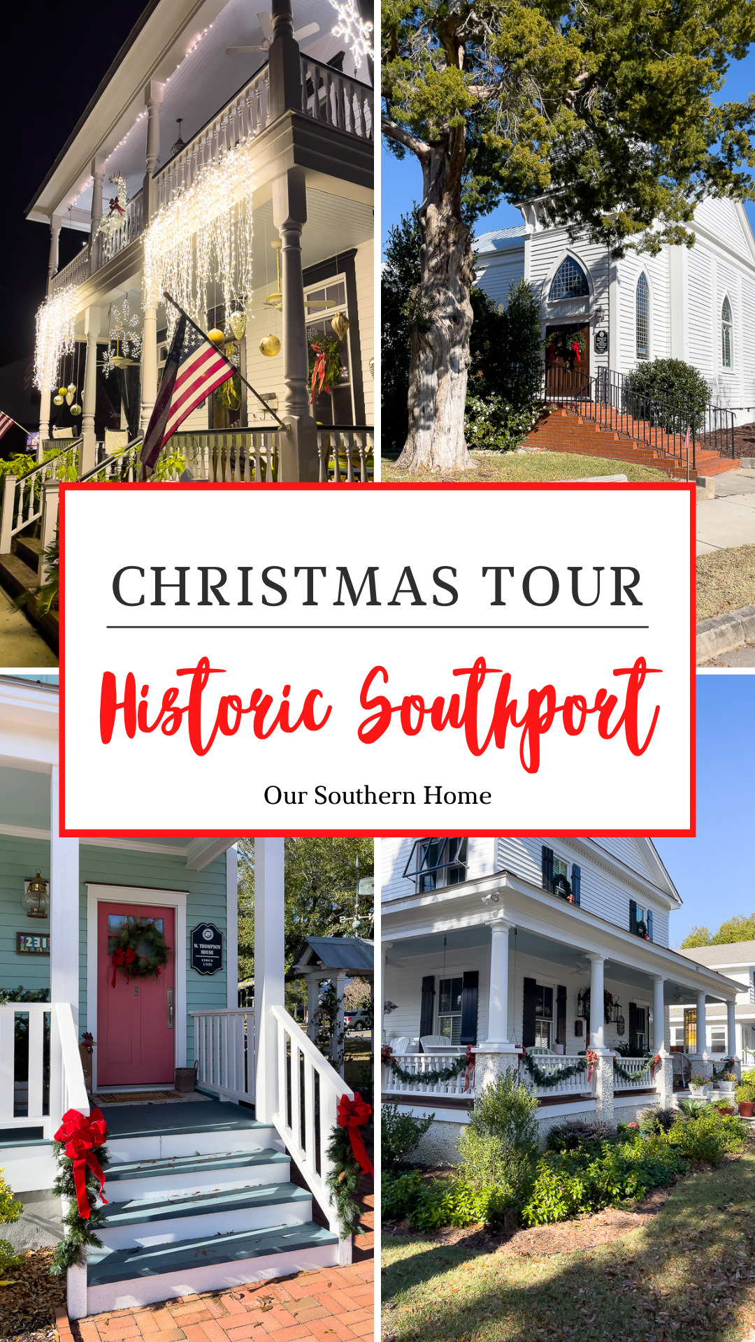 Historic Southport Christmas Homes