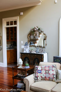 Rustic and Elegant Christmas Entry from Our Southern Home