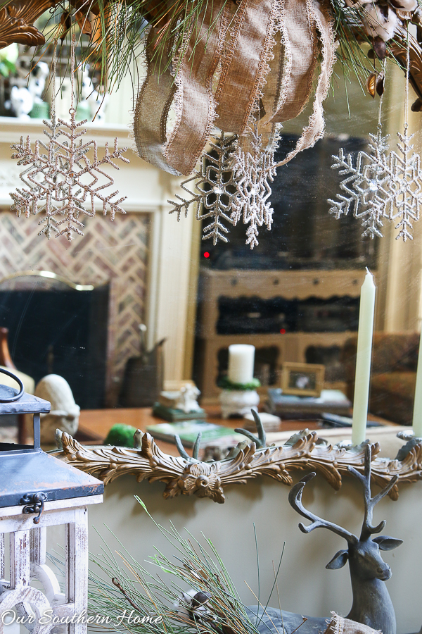 Rustic and Elegant Christmas Entry from Our Southern Home