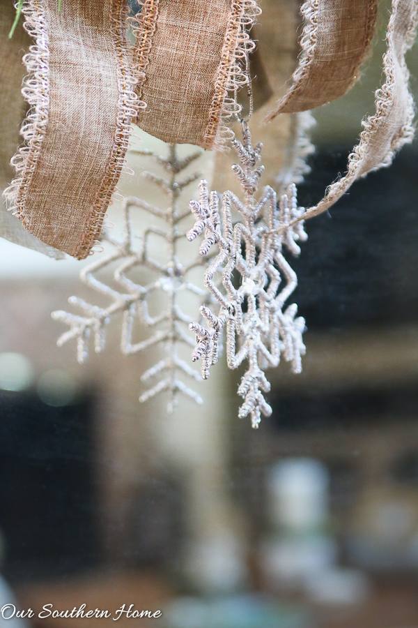 Rustic and Elegant Christmas Entry from Our Southern Home