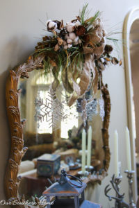 Rustic and Elegant Christmas Entry from Our Southern Home