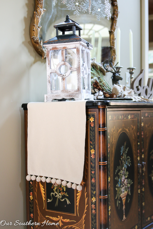 Rustic and Elegant Christmas Entry from Our Southern Home