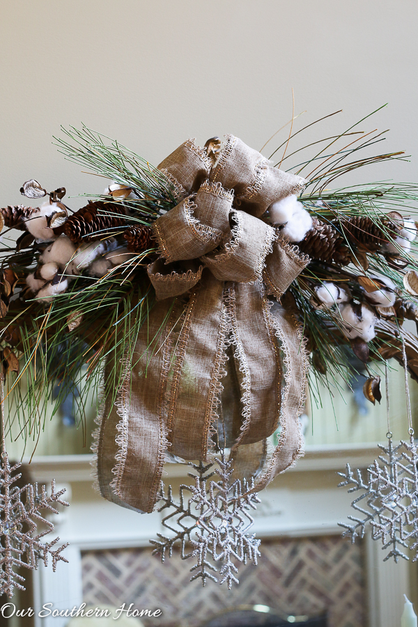 Rustic and Elegant Christmas Entry from Our Southern Home