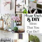 Home decor and DIY ideas that you can do in your home! Fantastic features from Inspiration Monday!