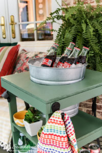 DIY Beverage Stand by Our Southern Home for the #DIHWorkshop at Home Depot #DIY #Sponsored