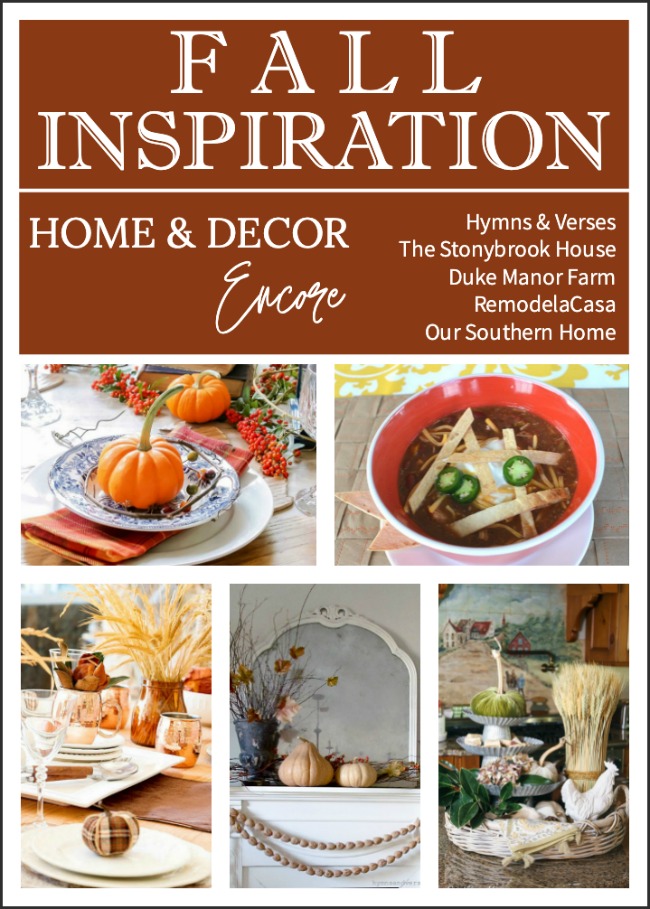 Creating a Fall Vignette