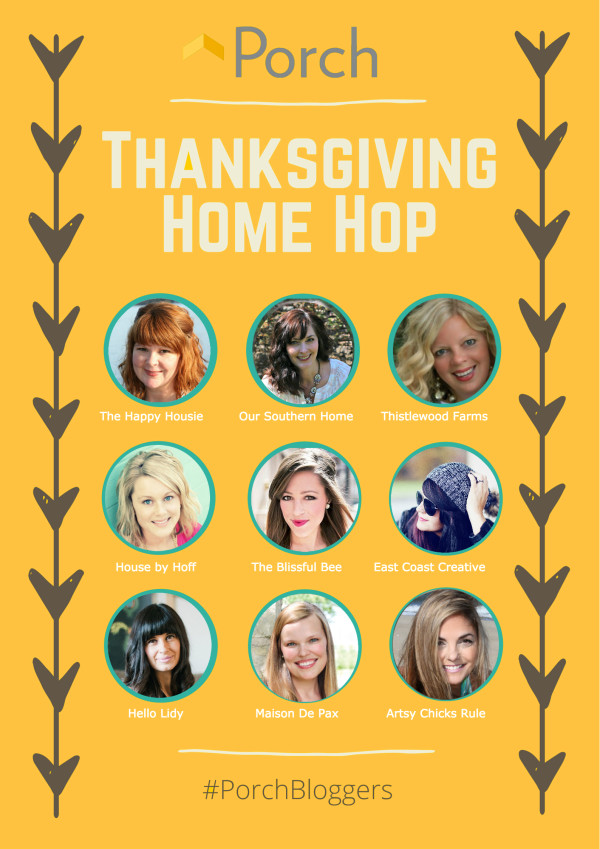 Thanksgiving ideas by a group of fabulous bloggers hand-selected by Porch.com!
