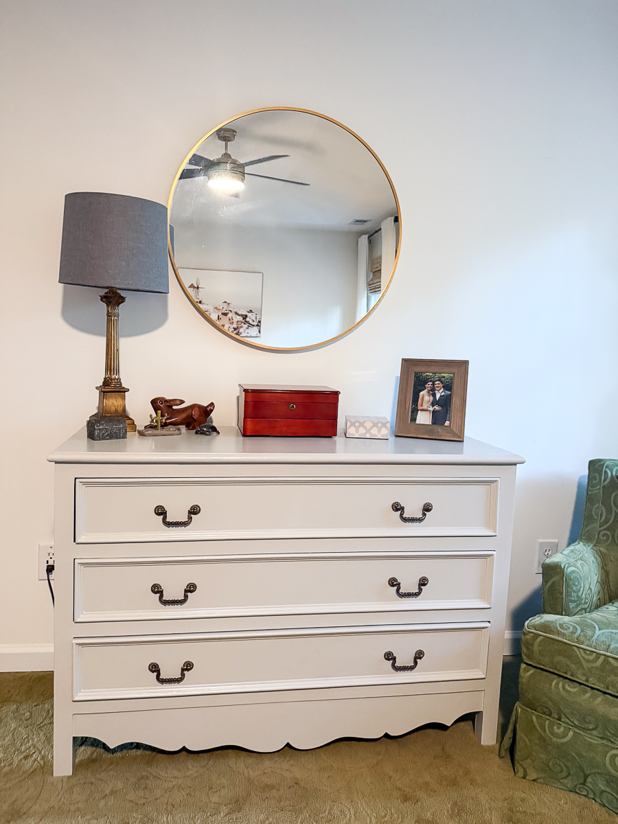 light grey dresser