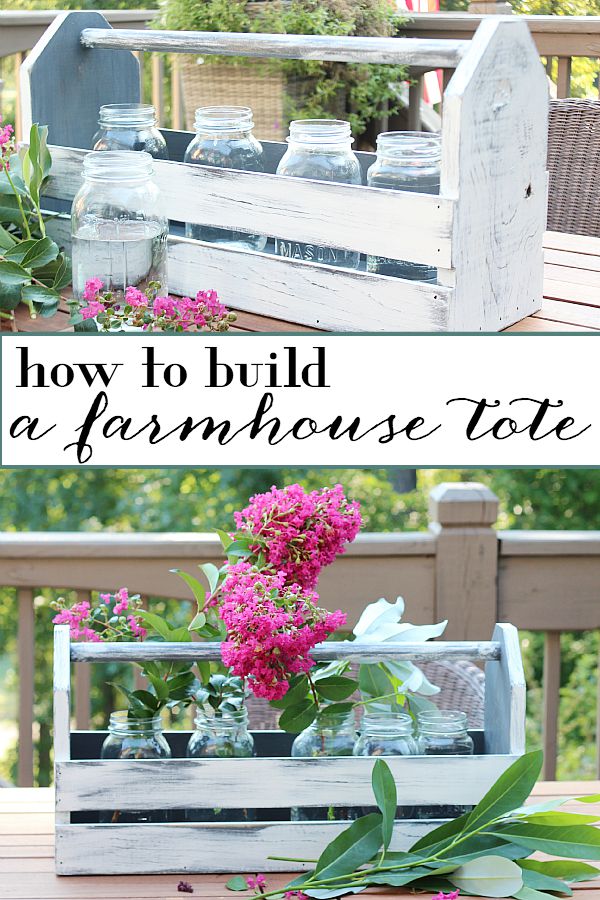 How to build a farmhouse tote