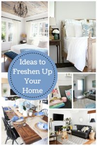 Ideas to Freshen Up Your Home via the features from Inspiration Monday Link Party!