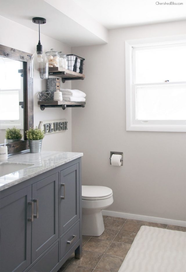 Farmhouse and Cottage bathroom inspiration to inspire your next makeover!