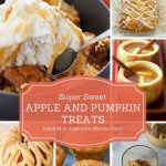 Inspiration Monday link party is live with this week's features! Check out these yummy Sweet Fall Treats with Apple and Pumpkin desserts!