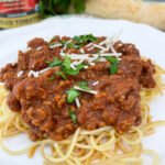 plate of spaghetti