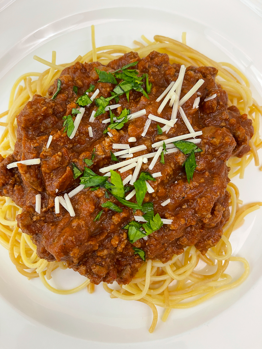 Homemade Meat Sauce Recipe - Our Southern Home