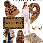 leopard shopping graphic with text overlay