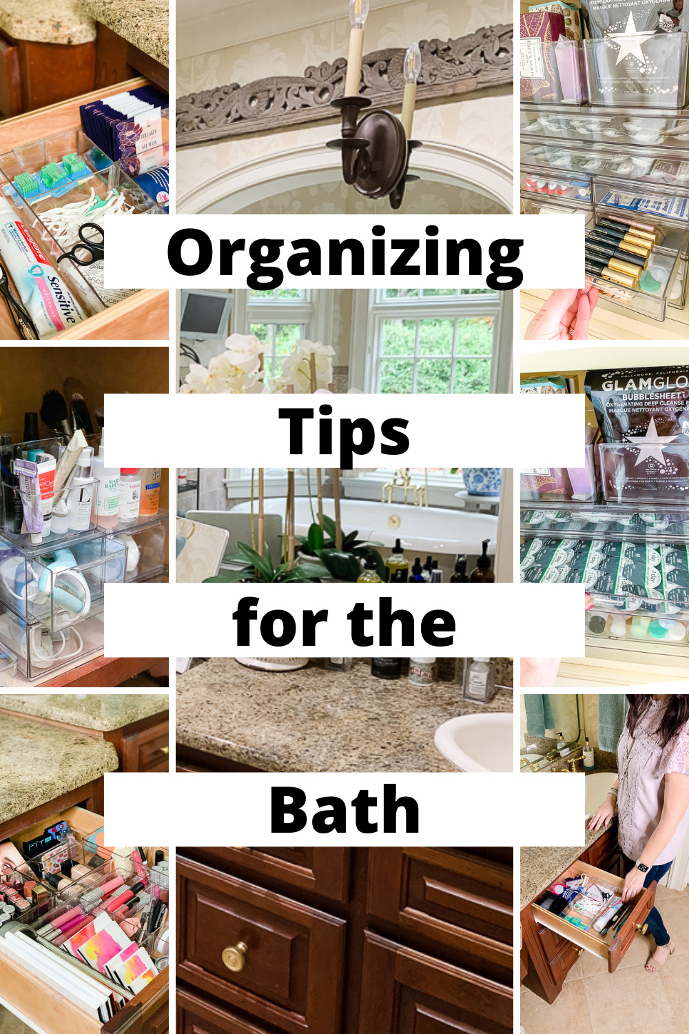 bathroom organizing
