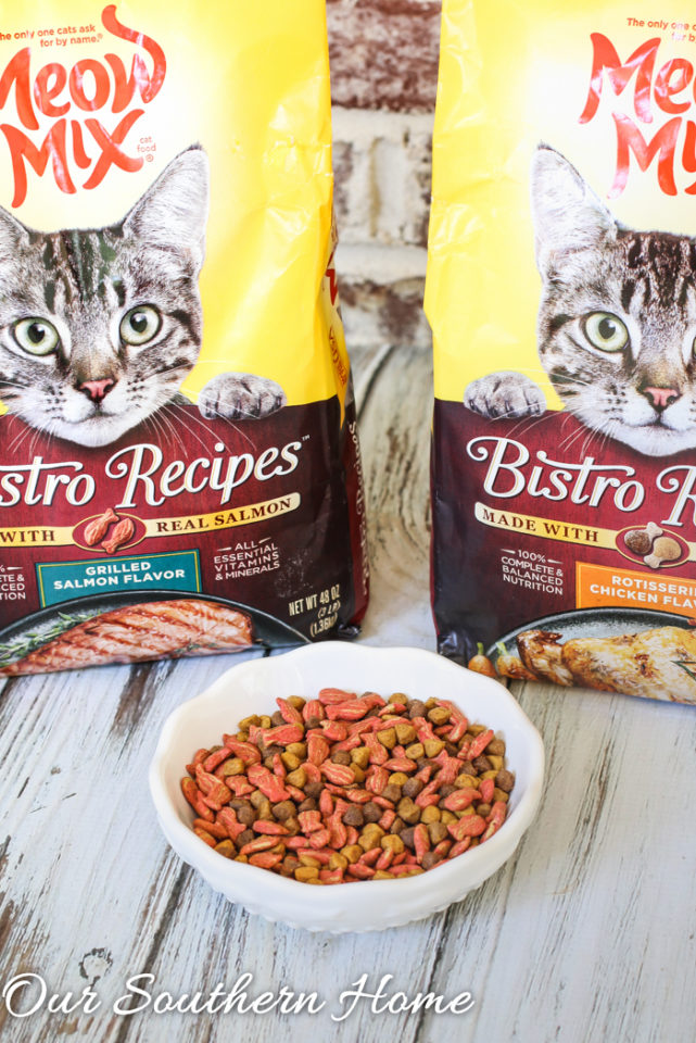 Meow Mix Bistro from Walmart is the perfect way to show your cat that your love him via Our Southern Home #ad #cats