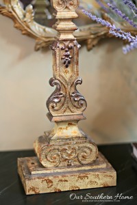 Month 3 in One space, three ways decorating challenge with tips on using what you have by Our Southern Home