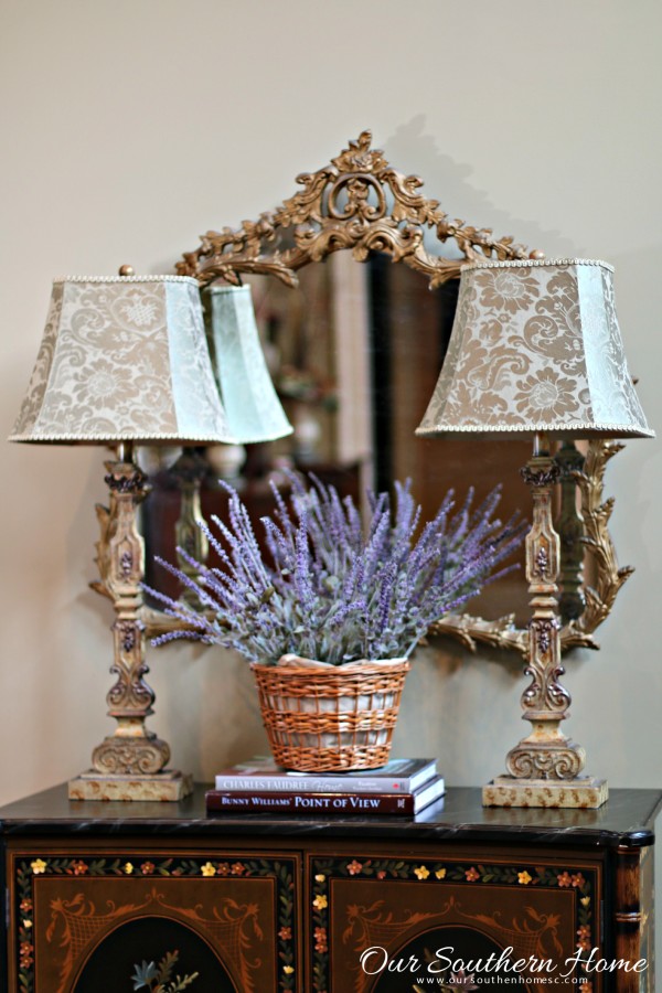 Month 3 in One space, three ways decorating challenge with tips on using what you have by Our Southern Home 