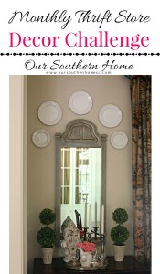 Thrift store mirror becomes a French Country treasure with a simple paint technique by Our Southern Home