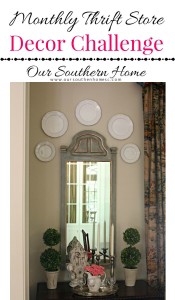 Thrift store mirror becomes a French Country treasure with a simple paint technique by Our Southern Home