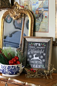 It's the most wonderful time of the year FREE printable perfect for gift giving by Our Southern Home