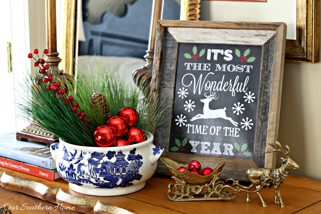 It's the most wonderful time of the year FREE printable perfect for gift giving by Our Southern Home