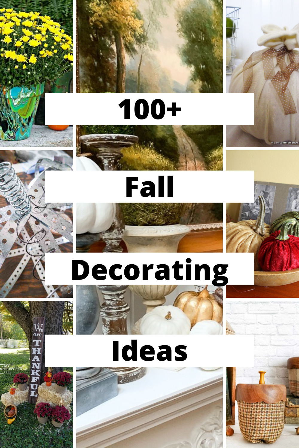 fall decorating graphic