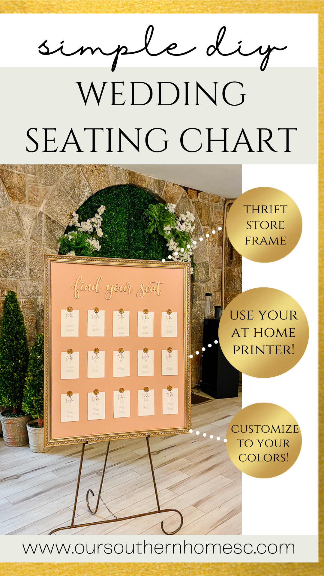 seating chart graphic