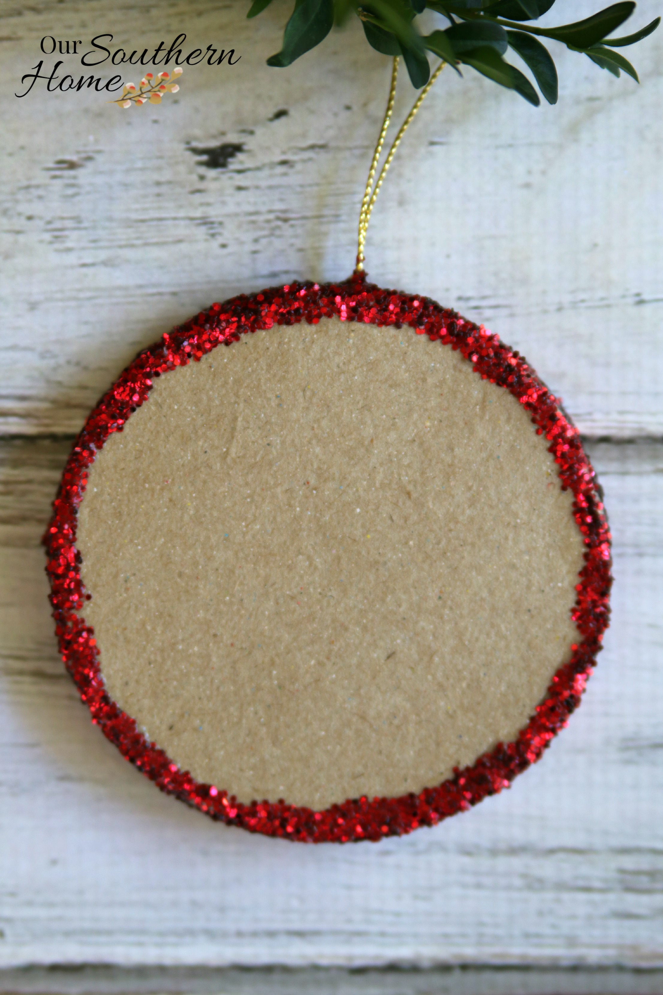 Photo Christmas ornaments are a very simple craft with the aid of Mod Podge by Our Southern Home