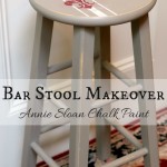 Bar stool makeover with Annie Sloan Chalk Paint via Our Southern Home #chalkpaint #anniesloanchalkpaint