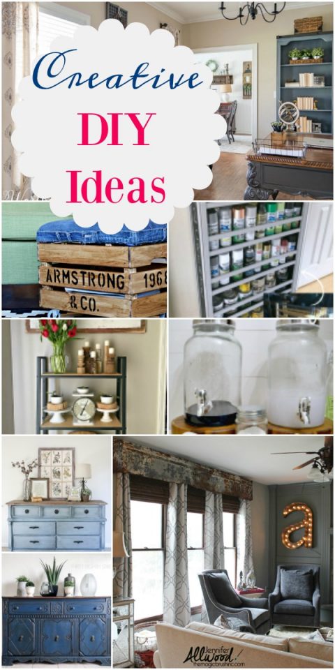 Creative DIY for the home is what this week's Inspiration Monday features are all about! Join us weekly to join the party!
