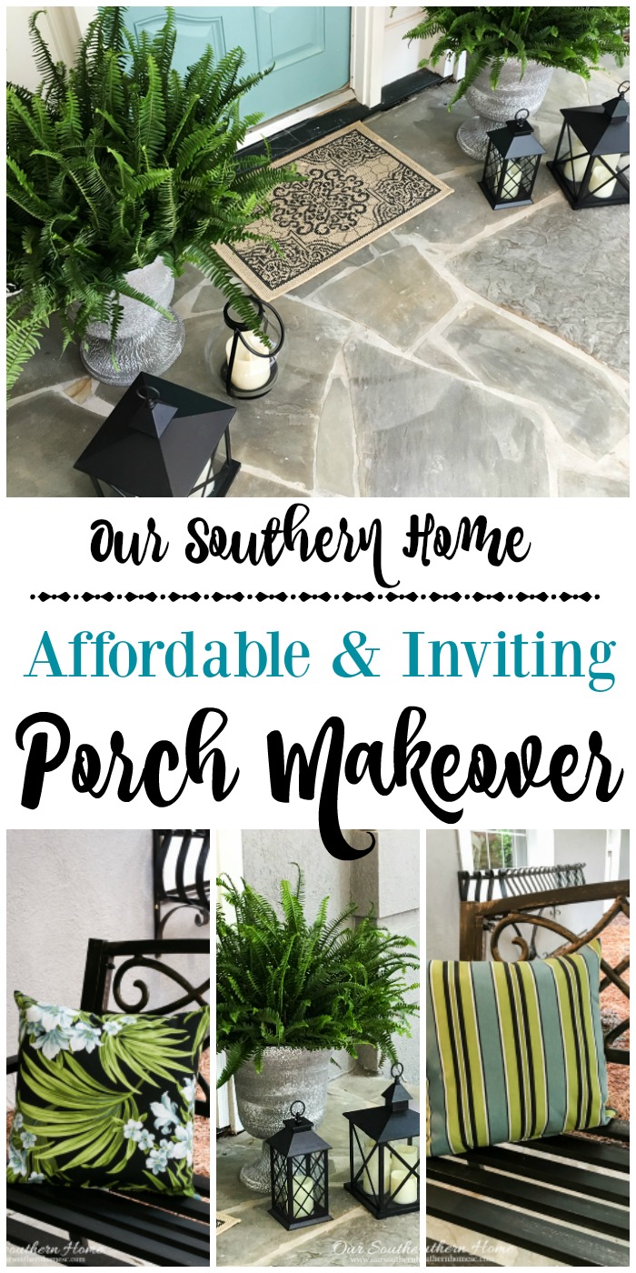 Affordable porch makeover with Big Lots. Big Lots is great for seasonal decor!!! #ad #outdoorliving