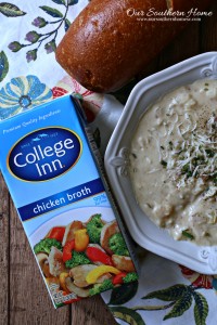 Potato and Onion Soup recipe by our southern home #ad #pourloveinn