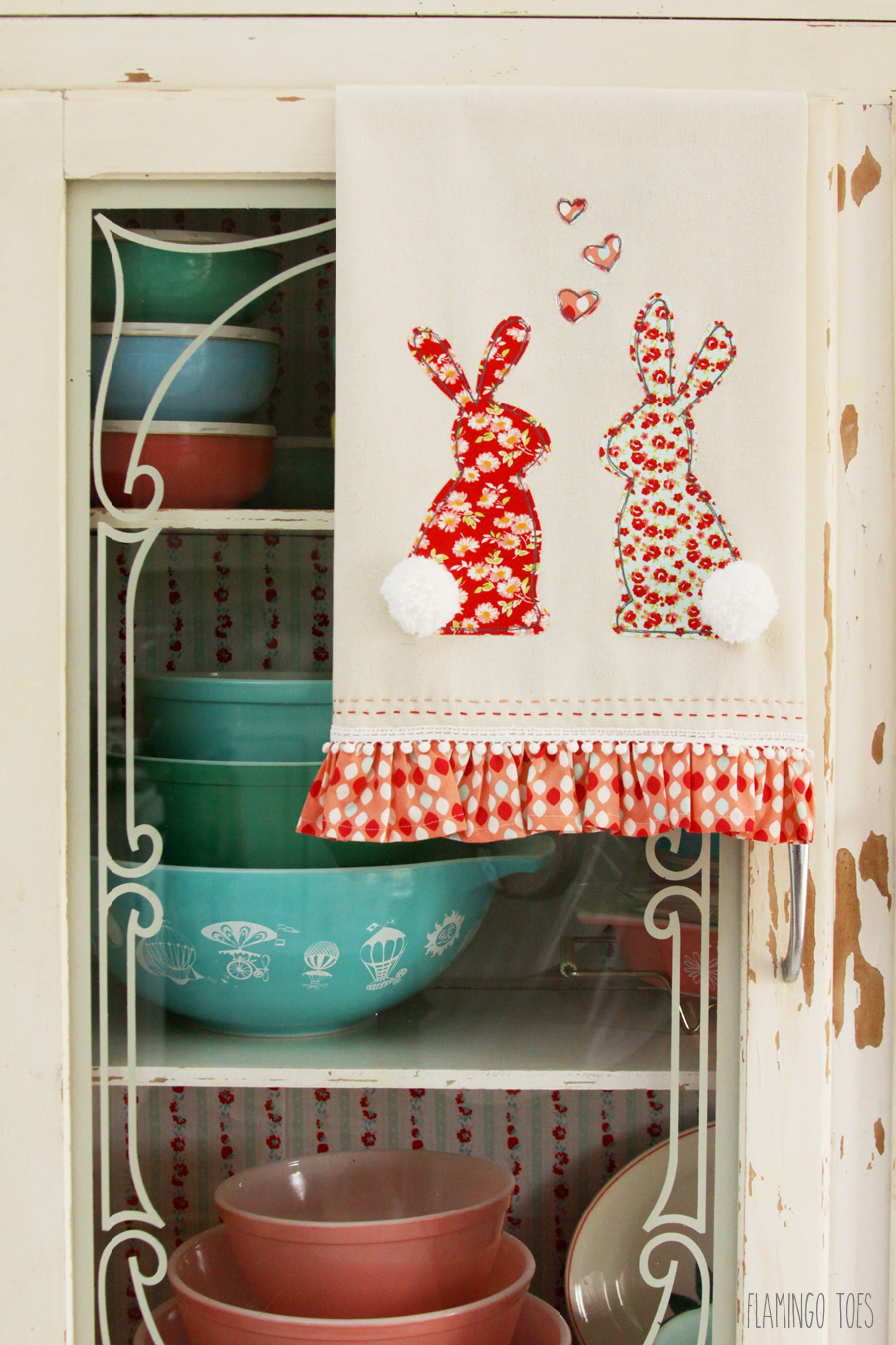 Retro Bunny Towel {Inspiration Monday Feature}