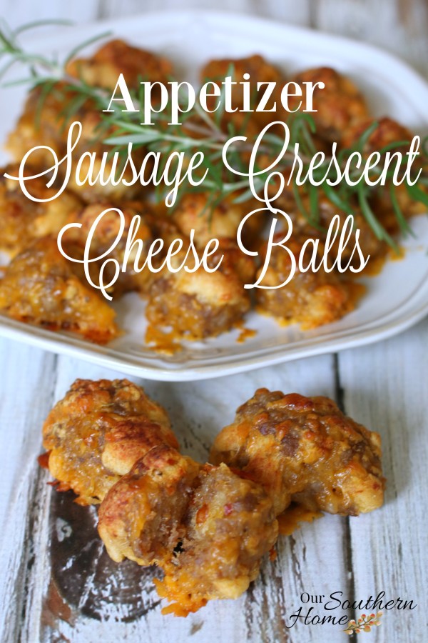 Sausage Crescent Cheese Balls by Our Southern Home for Pillsbury #fallfamilymeals #ad