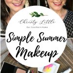 I love how compact these makeup products are for everyday use and travel!! Best makeup I've ever used. Perfect for that simple Summer Makeup! #makeup #over40makeup #travelmakeup #christyLittlestyle