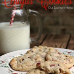 Walnut and Cranberry Cookies / Christmas baking just got easier with Betty Crocker Cookie mixes via www.oursouthernhomesc.com / #bakingwithbetty #ad