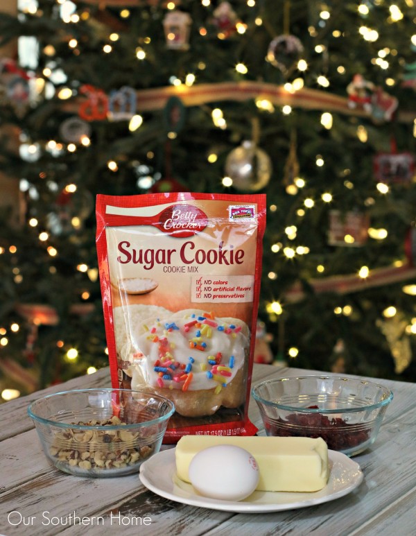 Walnut and Cranberry Cookie / Christmas baking just got easier with Betty Crocker Cookie mixes via www.oursouthernhomesc.com / #bakingwithbetty #ad