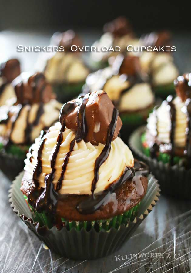 Snickers-Overload-Cupcakes