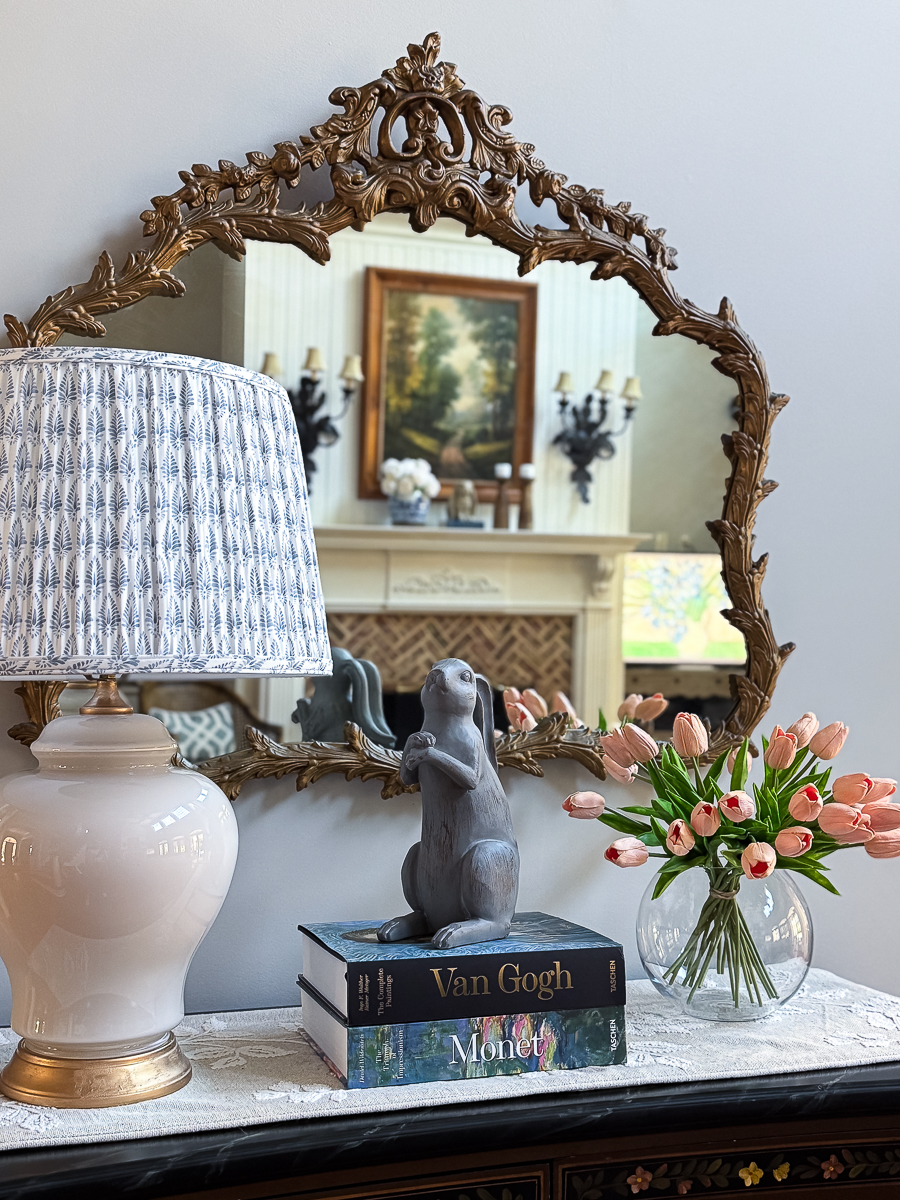 mirror over table