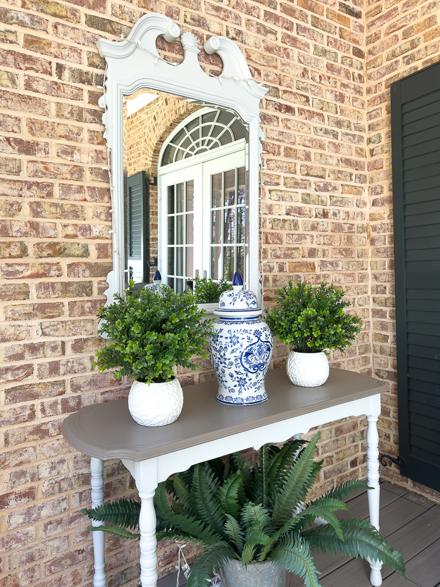 outdoor console table 